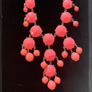 EUC Salmon Color Unsigned - Statement Necklace